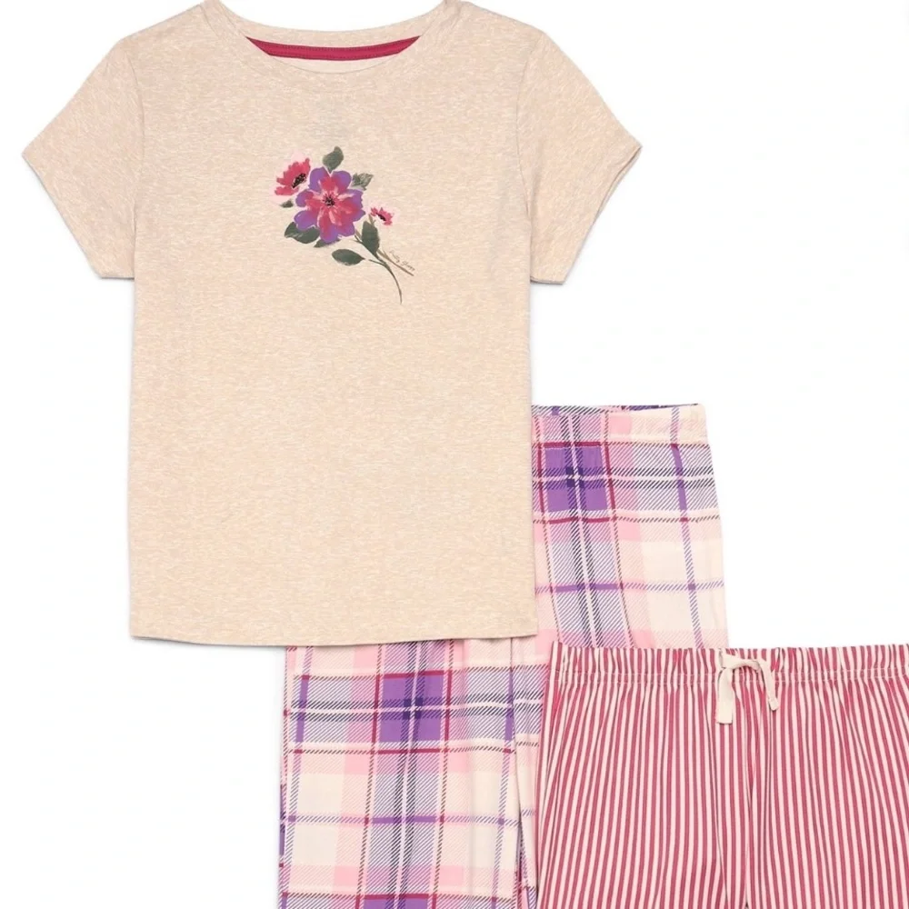 Pajamas girls new size XXL 18 wonder nation top, shorts & pants